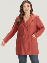 Halloween Supersoft Essentials Lapel Collar Pocket Button Through Blazer