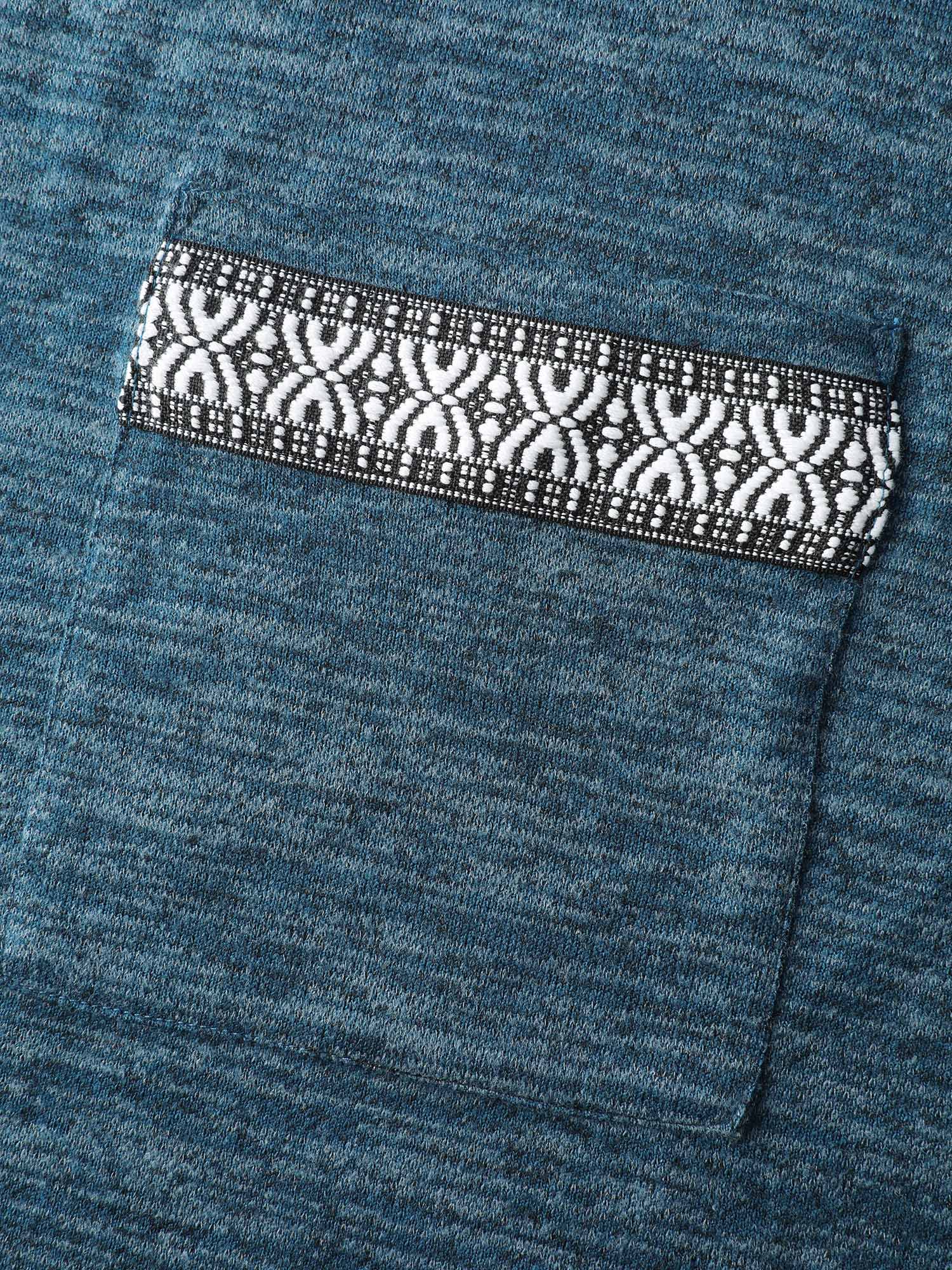 Heather Faux Cashmere Boho Stripe Coat