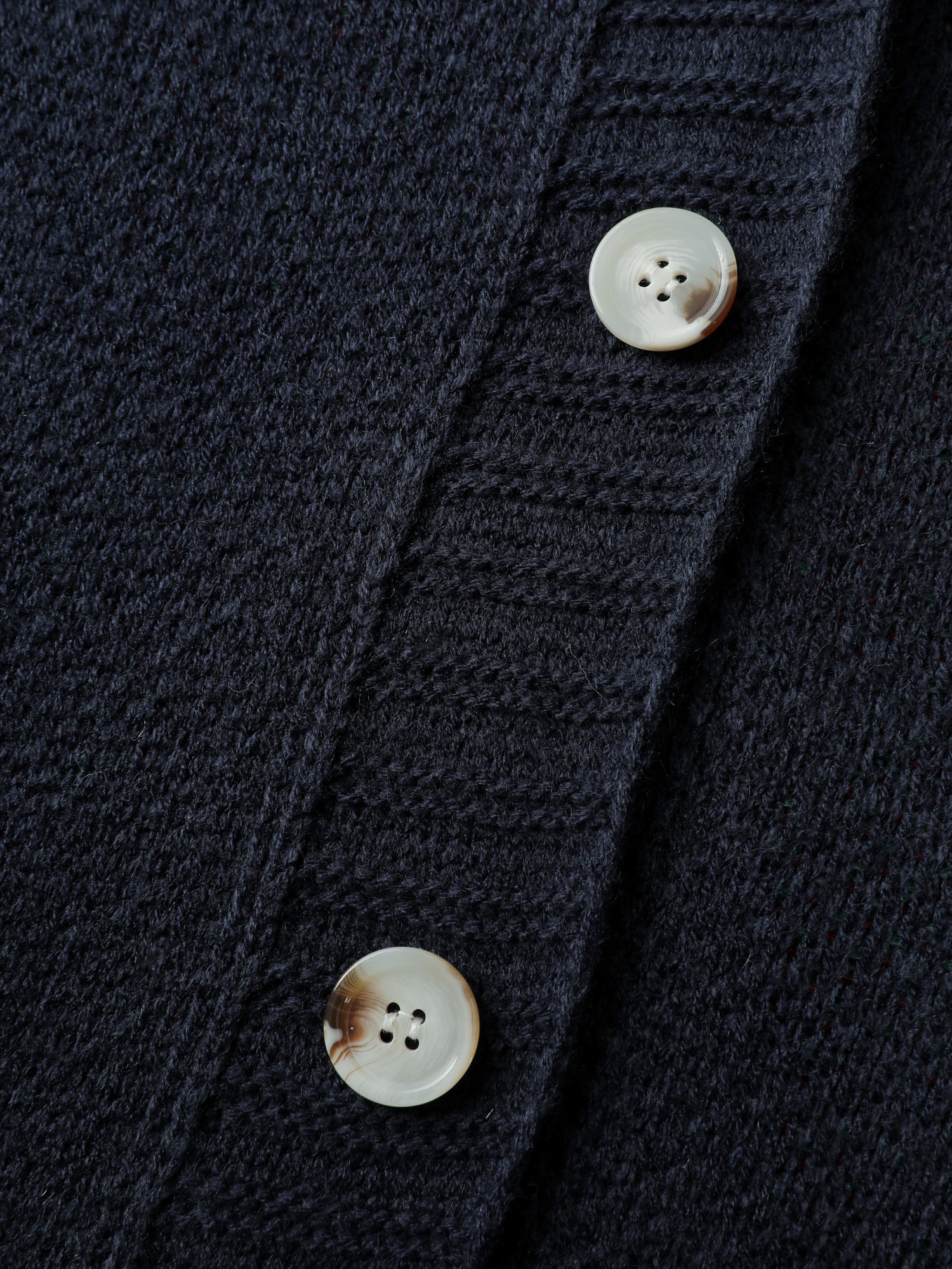 Tomato Chili Print Button Knit Cardigan