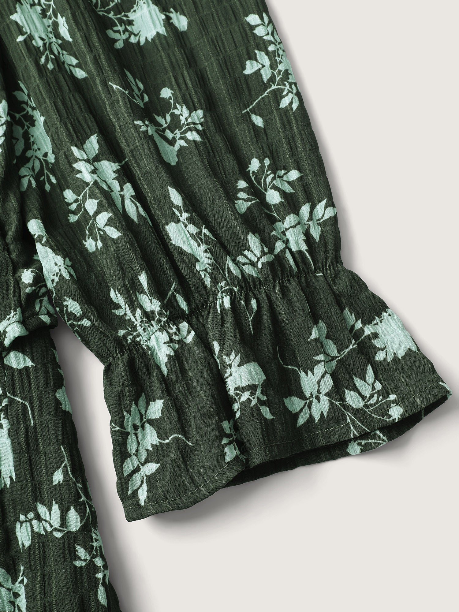 Silhouette Flower Tiered Belted Maxi Dress