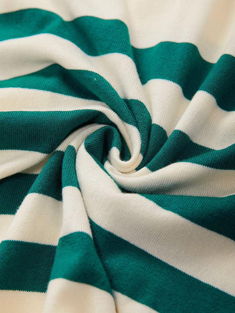 Supersoft Essentials Striped Contrast Button Up Cardigan