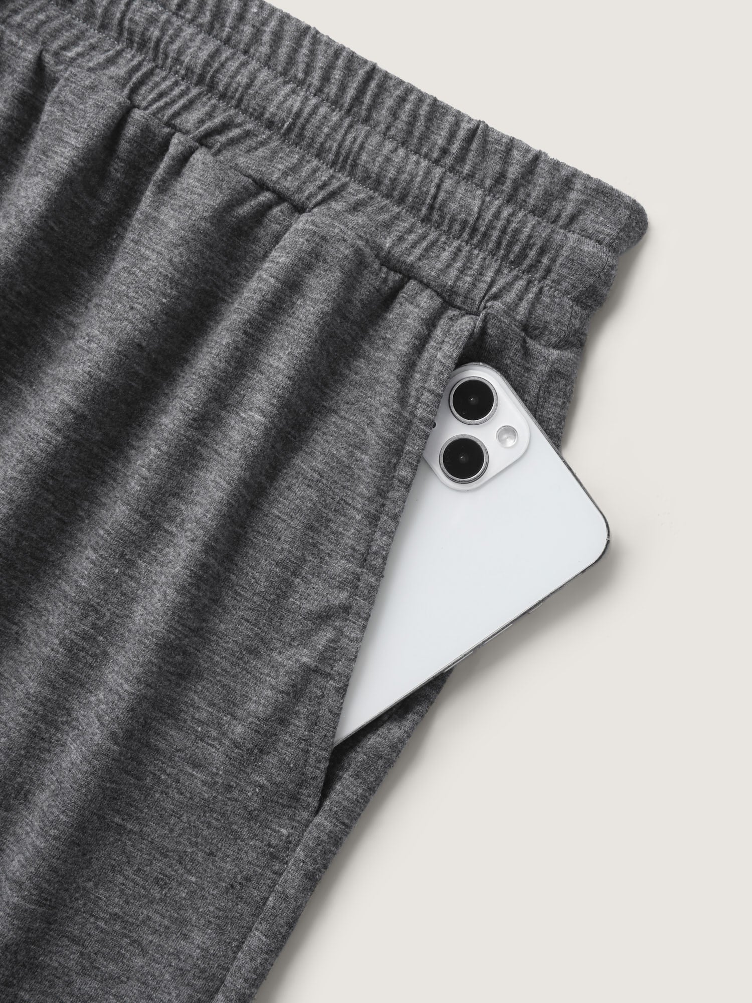 Supersoft Mixed Color Knit Drawstring Ruffled Shorts