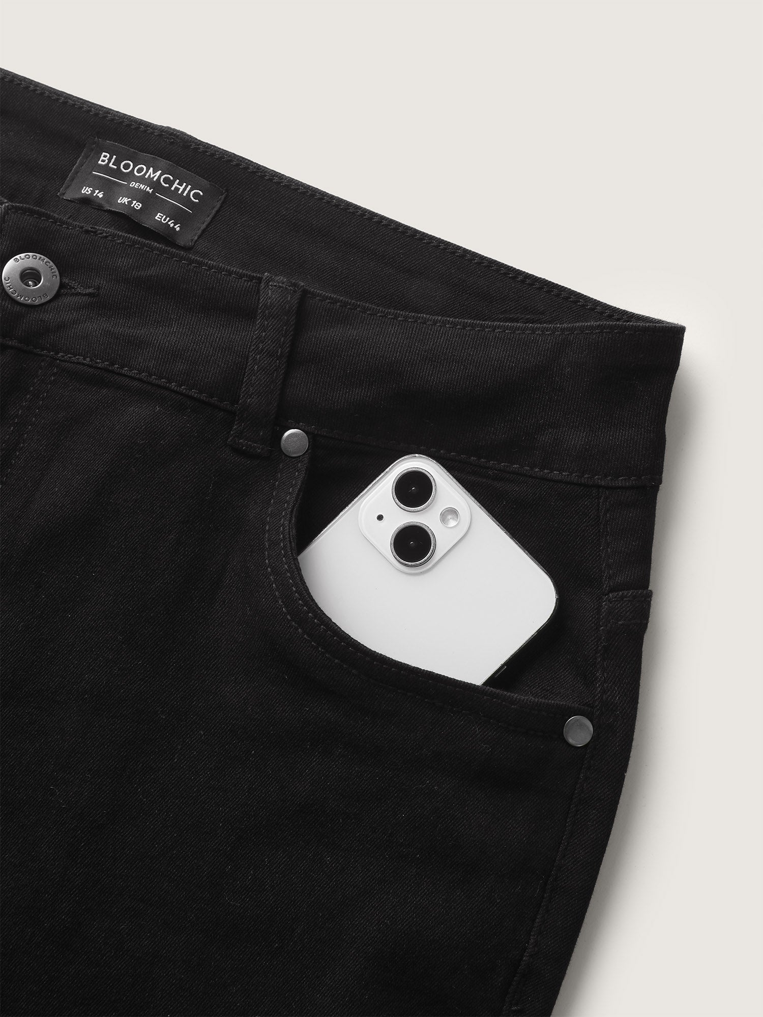 Skinny Very Stretchy High Rise Black Wash Sculpt Waist Jeans