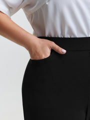 Ruffled Beadwork Layered Pants