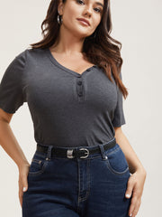 Silver Buckle Basic Belt