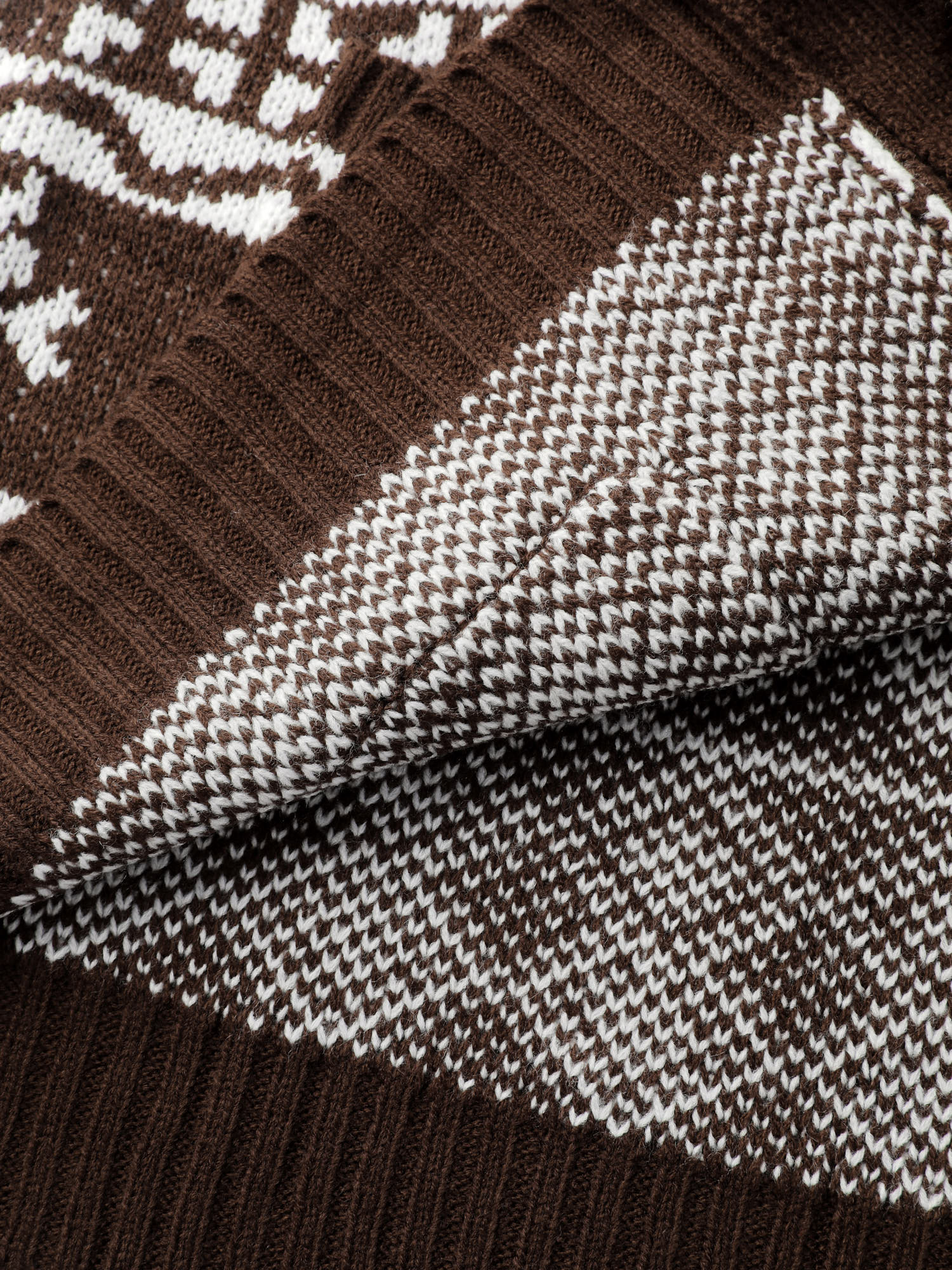 Floral Pattern Pockets Button Knit Cardigan