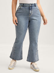 Sand Wash Bootcut Mid-Rise Jeans