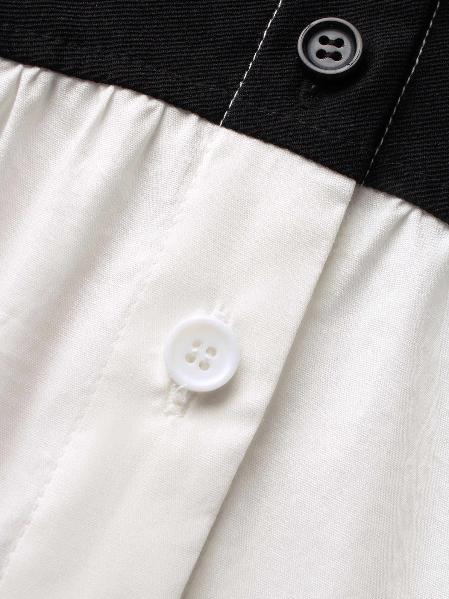 Shirt Collar Contrast Patchwork Shirt