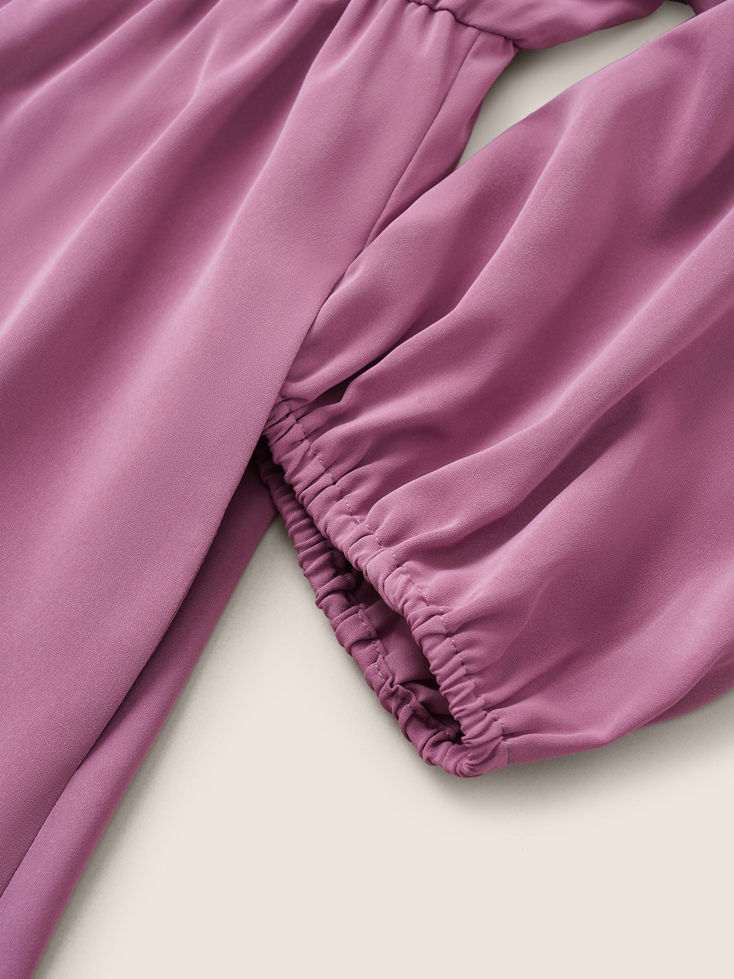 Notched Button Through Elastic Waist Belted Dress