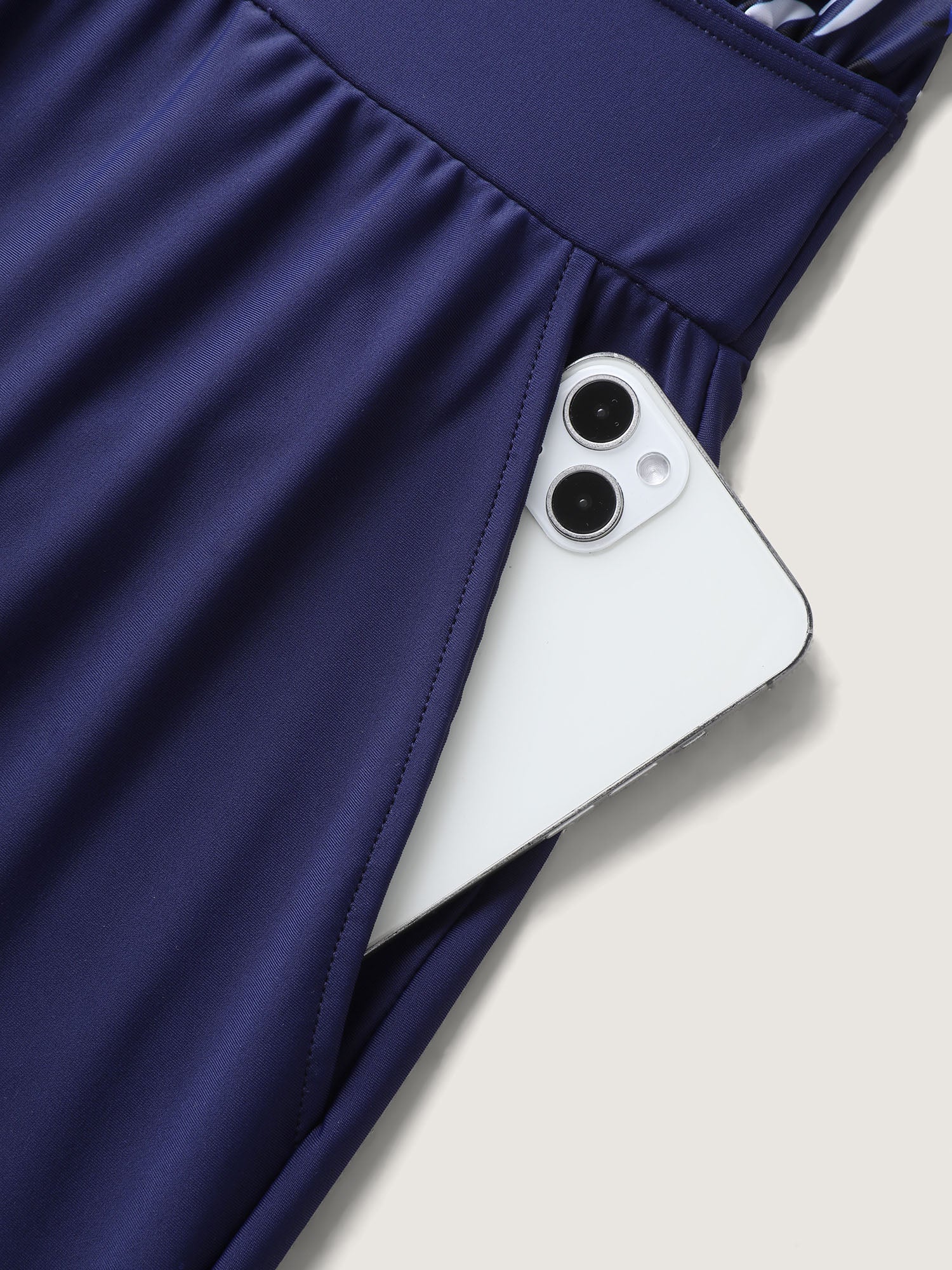 Floral Contrast One-Piece Swimsuit