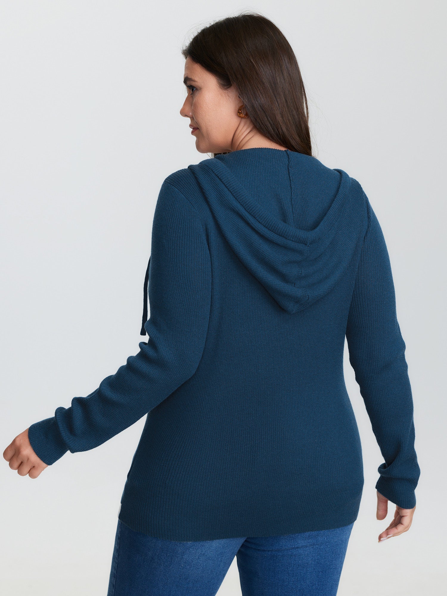 2-in-1 Button Hooded Pullover