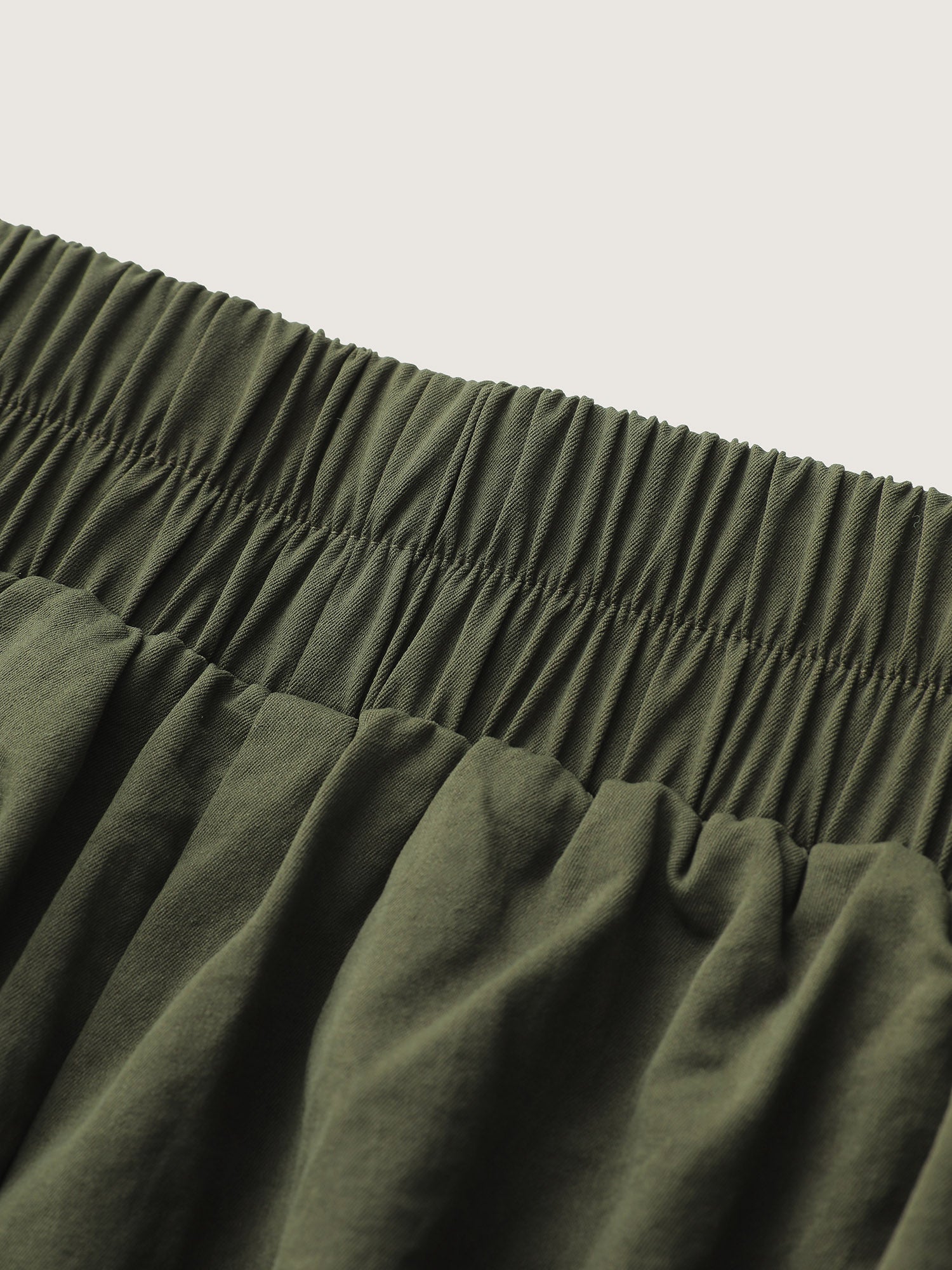 Belted Waist Wide-Leg Pants