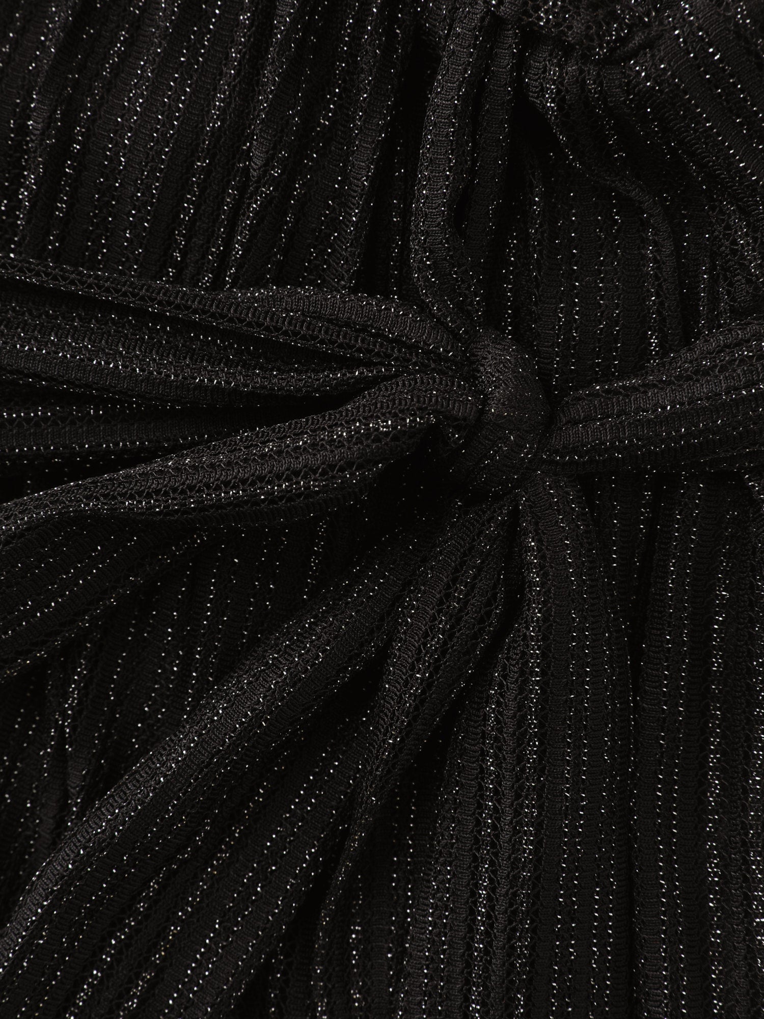 Sheer Luxe Shirred Side-Tie Blouse