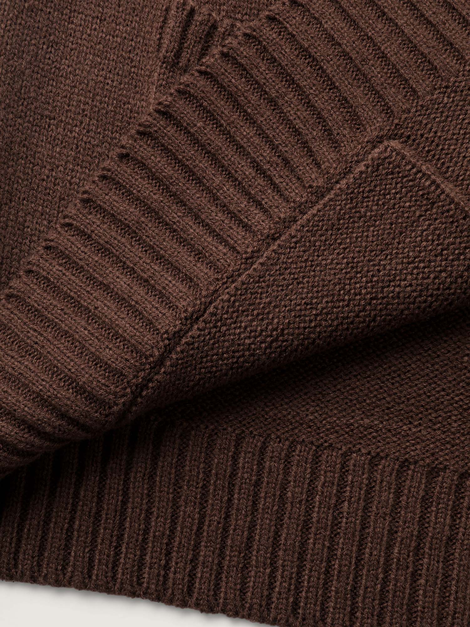 Fair-Isle Yoke Button Knit Cardigan