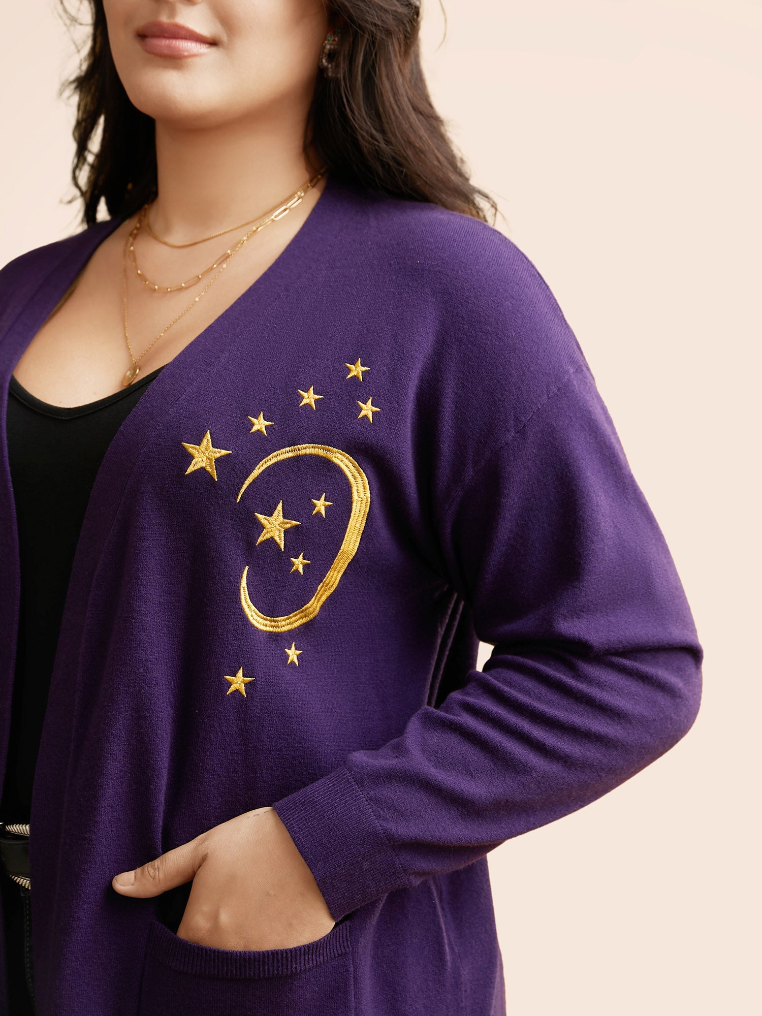 Supersoft Essentials Celestial Embroidered Cardigan