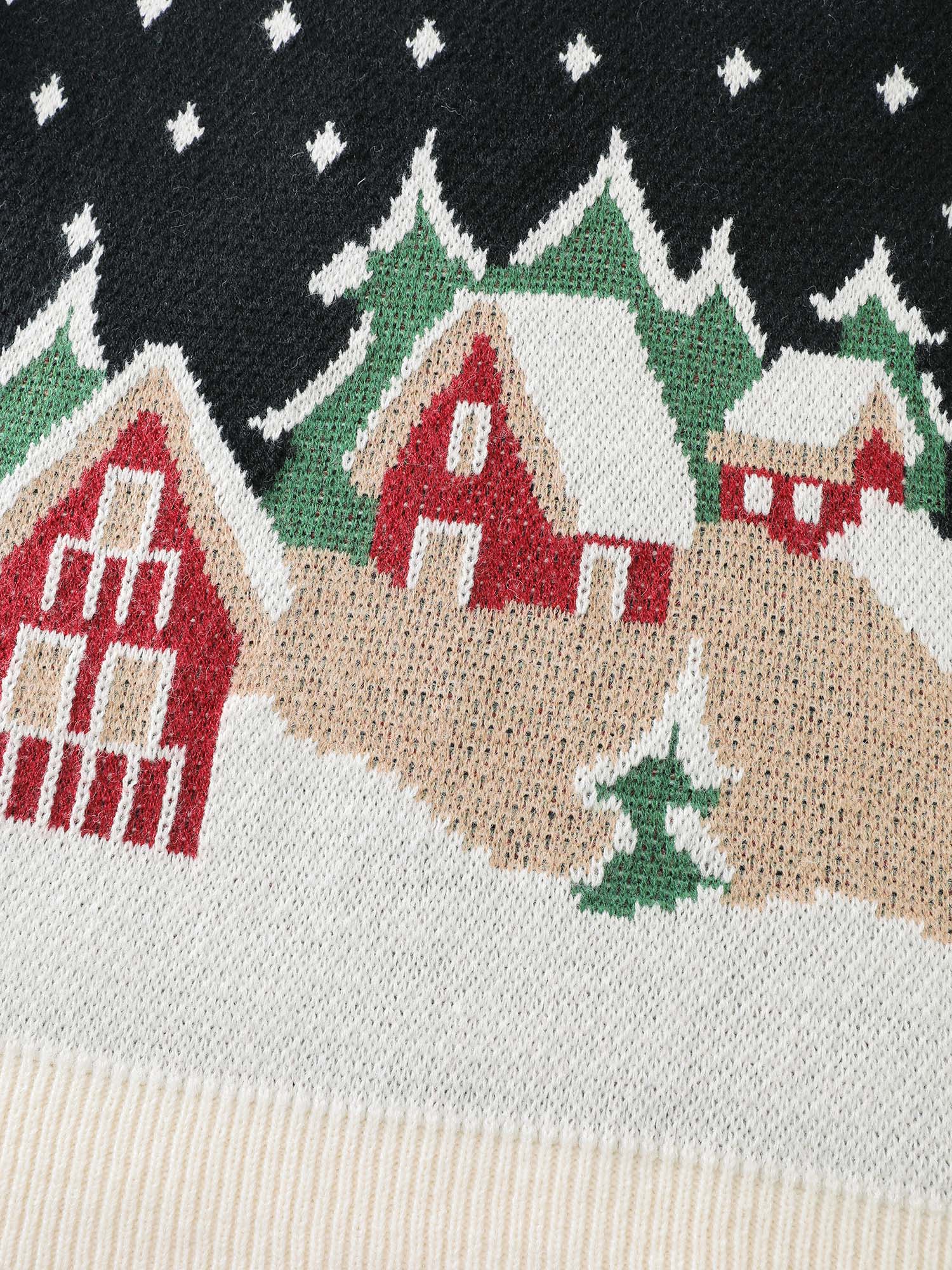 Snowy Nights Jacquard Pullover