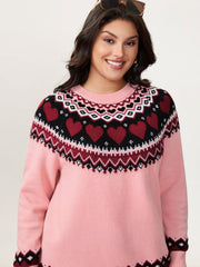 Fair-Isle Love Jacquard Pullover